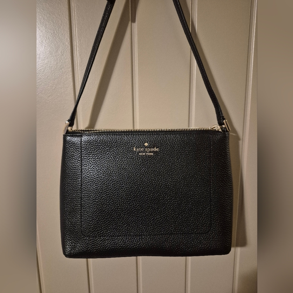 Kate Spade Leila Medium Crossbody Black